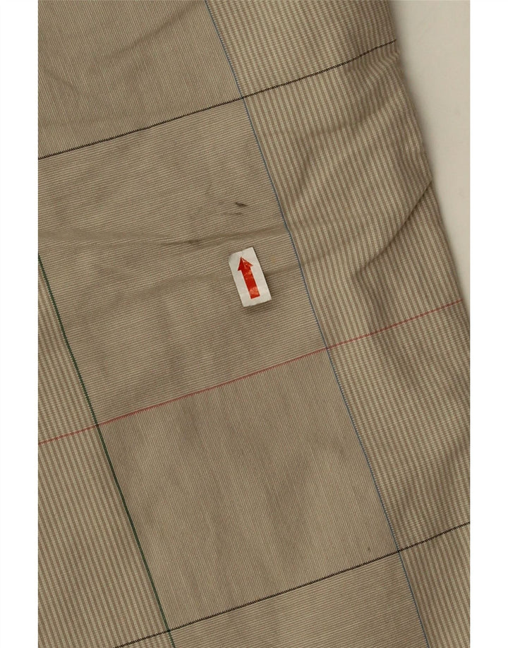 Shorts Chino Masculino Converse Pequeno W28 Algodão Xadrez Bege