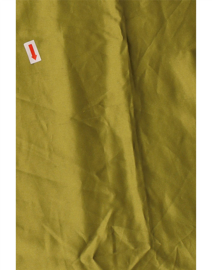 Vestido avental feminino vintage Reino Unido 14 grande verde