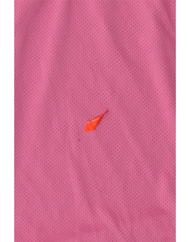 Shorts esportivos femininos NIKE EUA 12/14 grande poliéster rosa