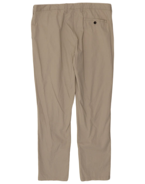 Calça Chino Cônica Masculina Marks & Spencer W38 L31 Algodão Bege