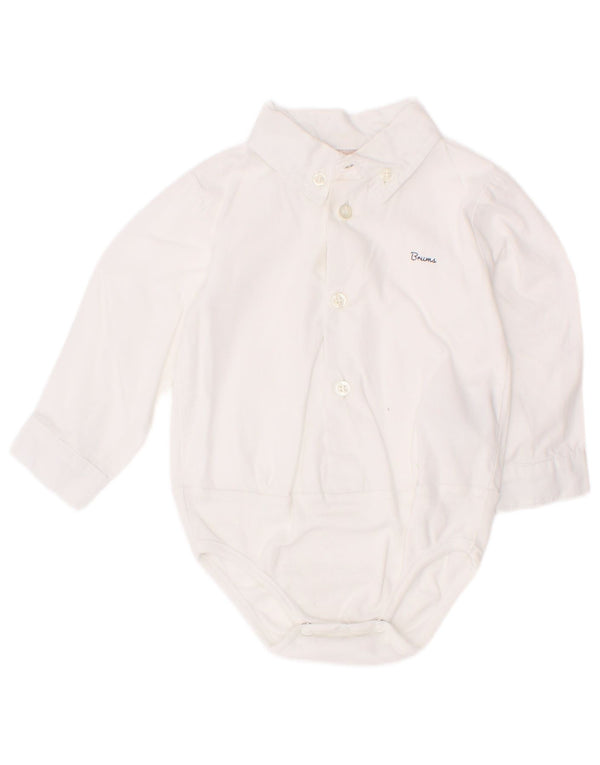 Camisa Brums Baby Boys 6-9 Meses Algodão Branco
