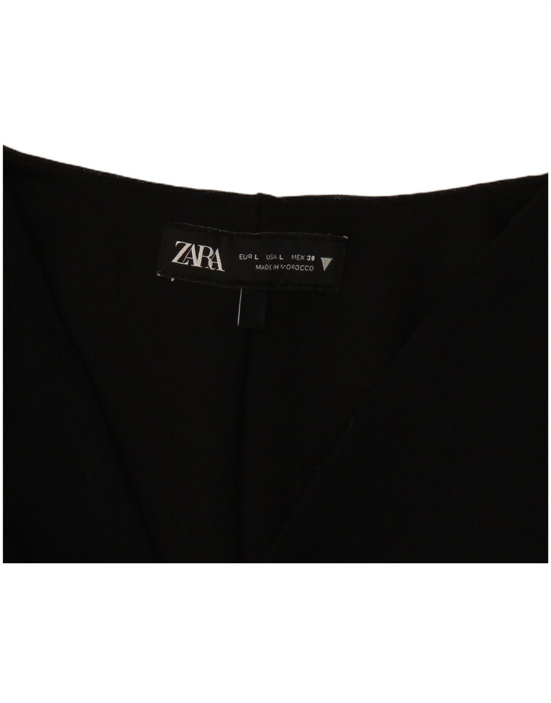 Macacão feminino de manga comprida Zara UK 14 grande preto