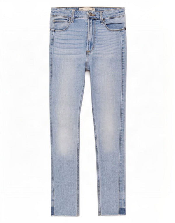 Jeans skinny de cintura alta Abercrombie & Fitch US 2 XS W26 L26 azul