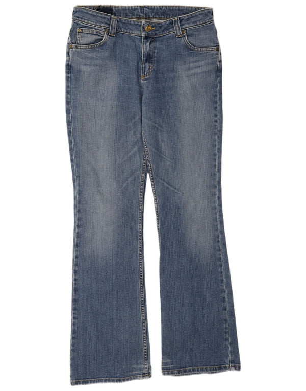 Lee Womens Desoto Bootcut Jeans W33 L33 Azul Algodão