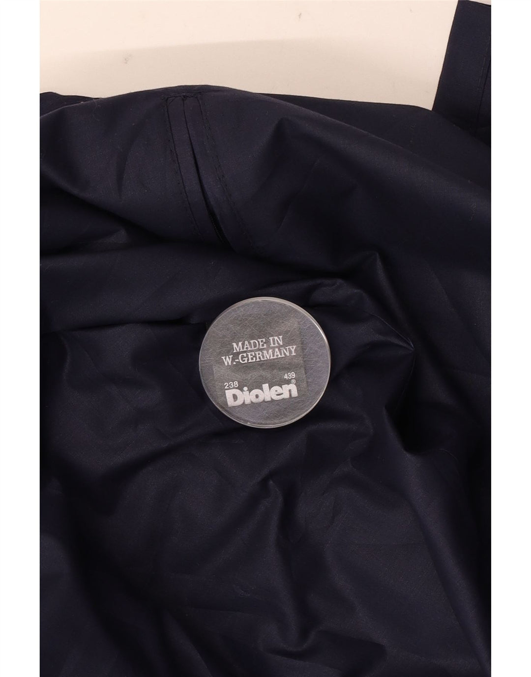 Casaco impermeável masculino Diolen UK 38 poliéster azul marinho médio