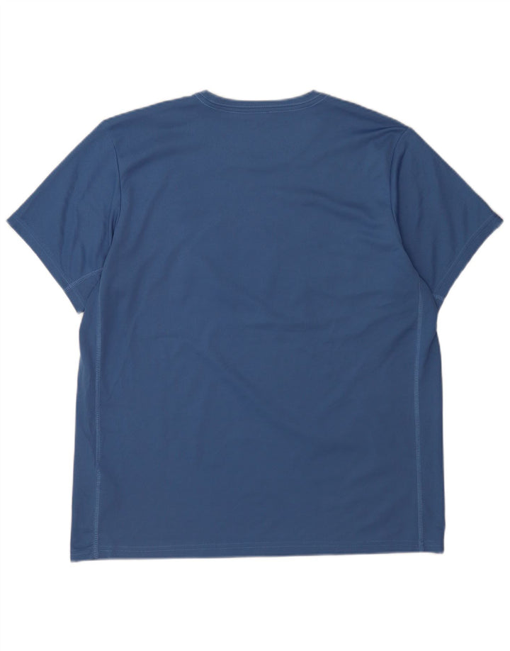Camiseta Asics Masculina Graphic Top XL Azul Poliéster