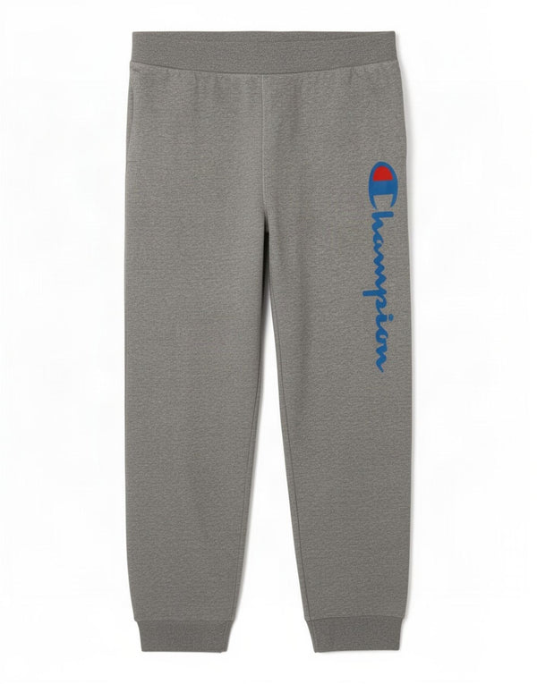 Calça feminina Champion com estampa gráfica e jogging UK 14 grande cinza