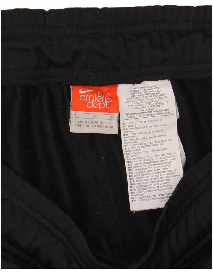 Calça de treino feminina Nike UK 16 grande poliéster preto