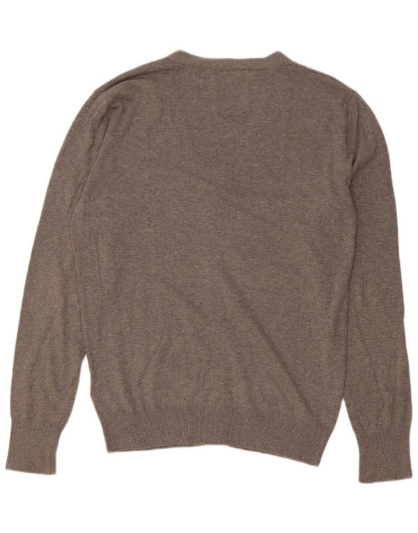 Suéter Cardigan Masculino Diesel XL Algodão Cinza