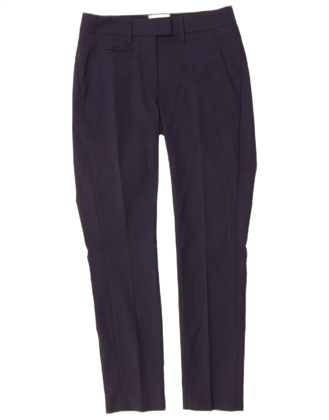 Calça feminina Dondup Slim Suit W25 L27 azul marinho poliéster