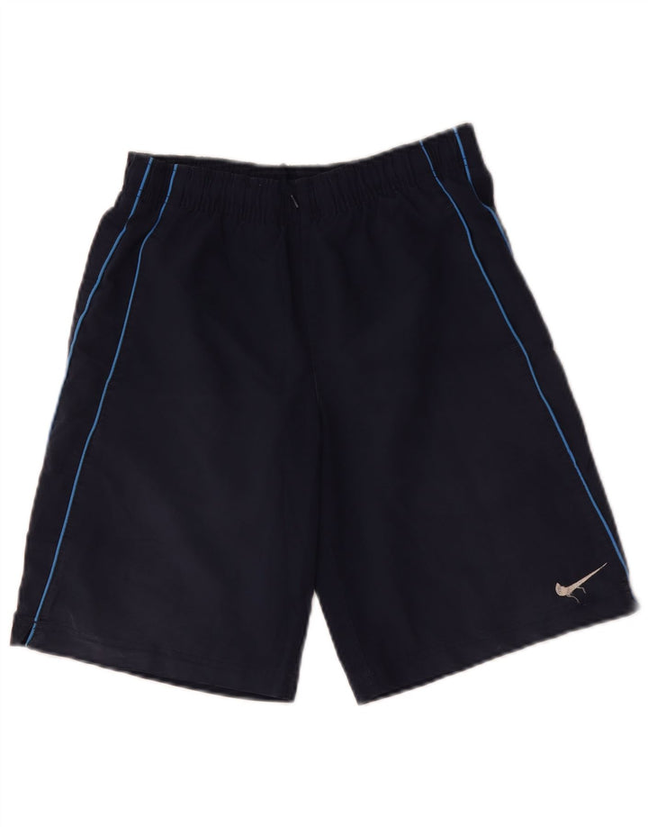 Nike Mens Sport Shorts Médio Azul Marinho Listrado Poliéster