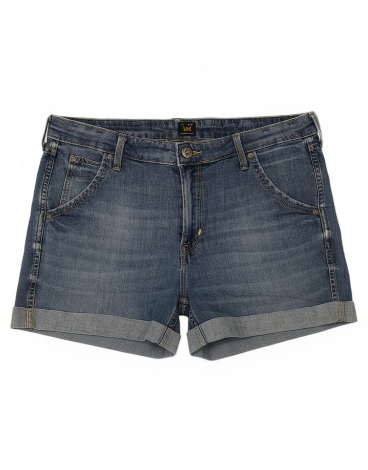 Shorts jeans Logger feminino LEE W31 algodão azul médio