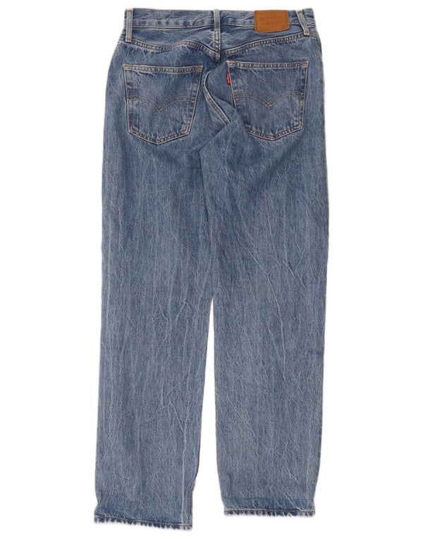 Jeans retos masculinos Levi's W26 L30 algodão azul