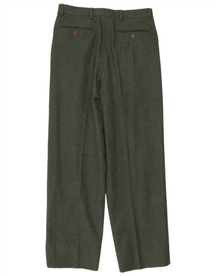 Calça masculina Valentino Pegged Suit IT 48 Médio W32 L31 Verde