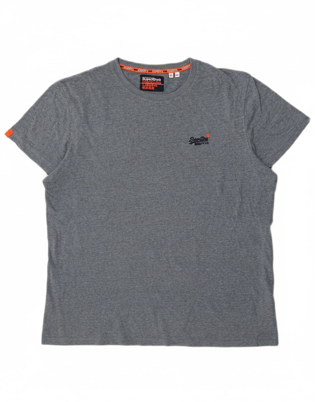 Camiseta masculina SUPERDRY Top 2XL algodão azul