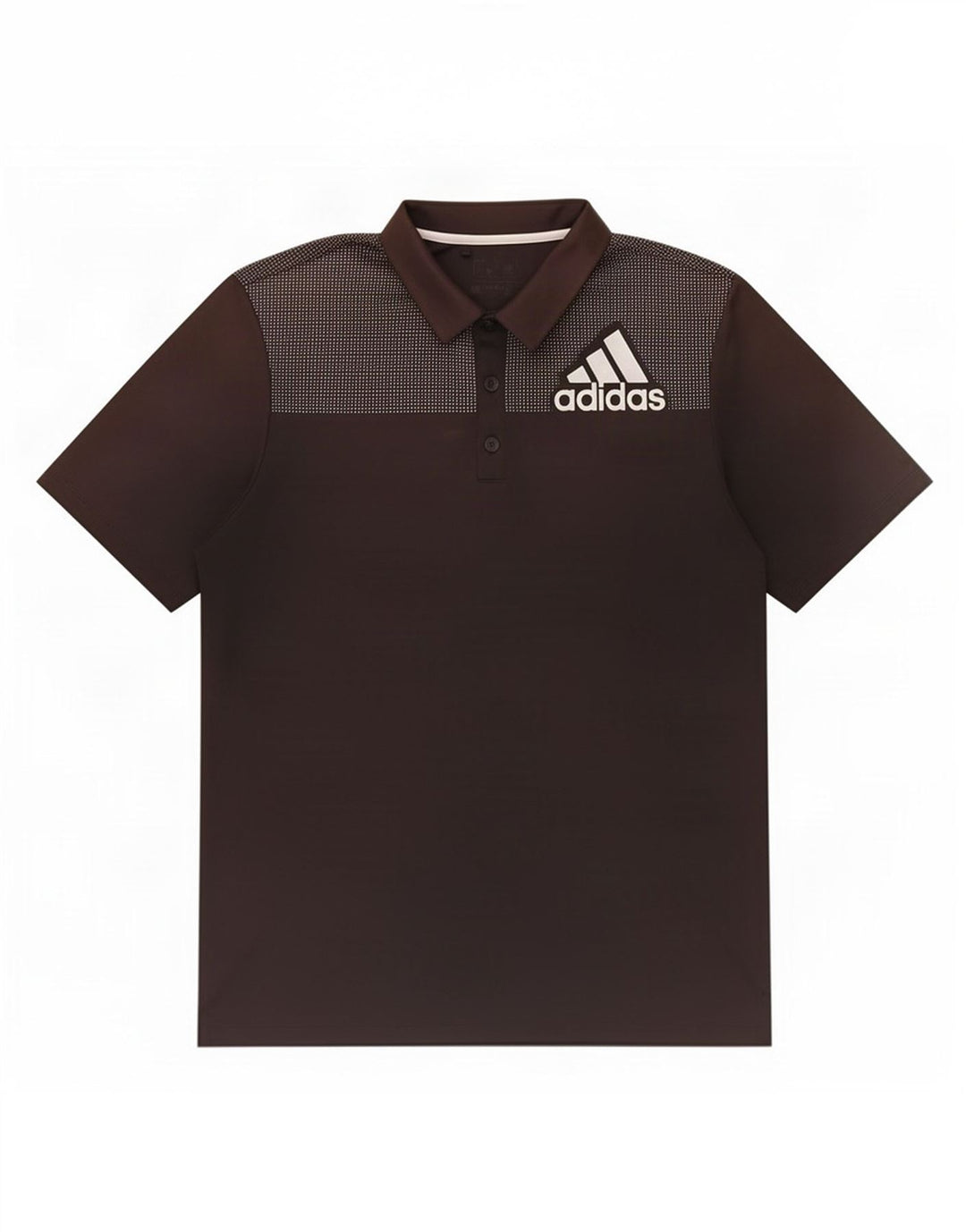 Camisa polo masculina Adidas médio preto colorblock poliéster