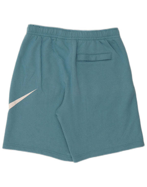 Shorts esportivos gráficos masculinos Nike médio azul algodão