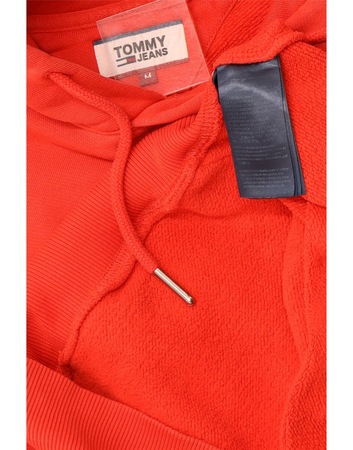 TOMMY HILFIGER Suéter masculino com capuz médio algodão vermelho