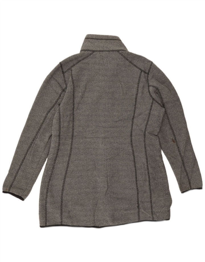 Eddie Bauer Jaqueta feminina de treino UK 18 XL cinza poliéster