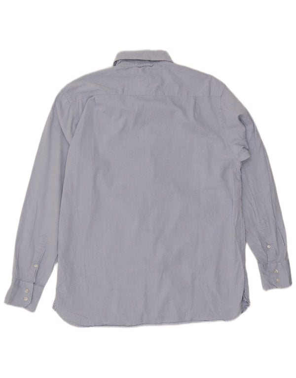 Camisa masculina Tommy Hilfiger de algodão azul médio