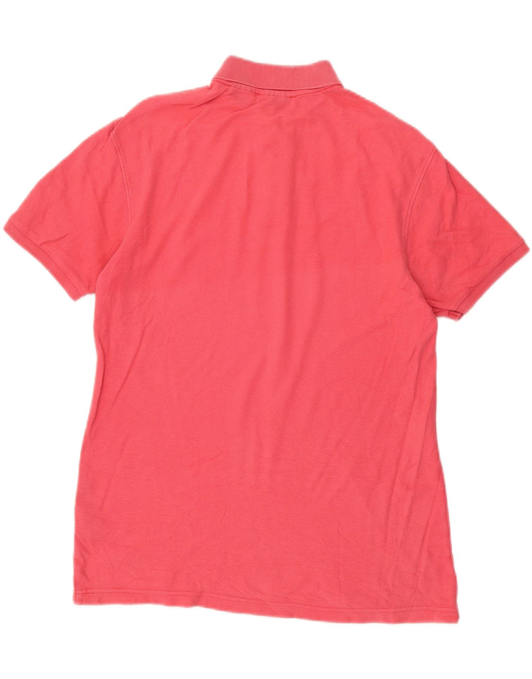 Camisa polo masculina FILA pequena algodão rosa