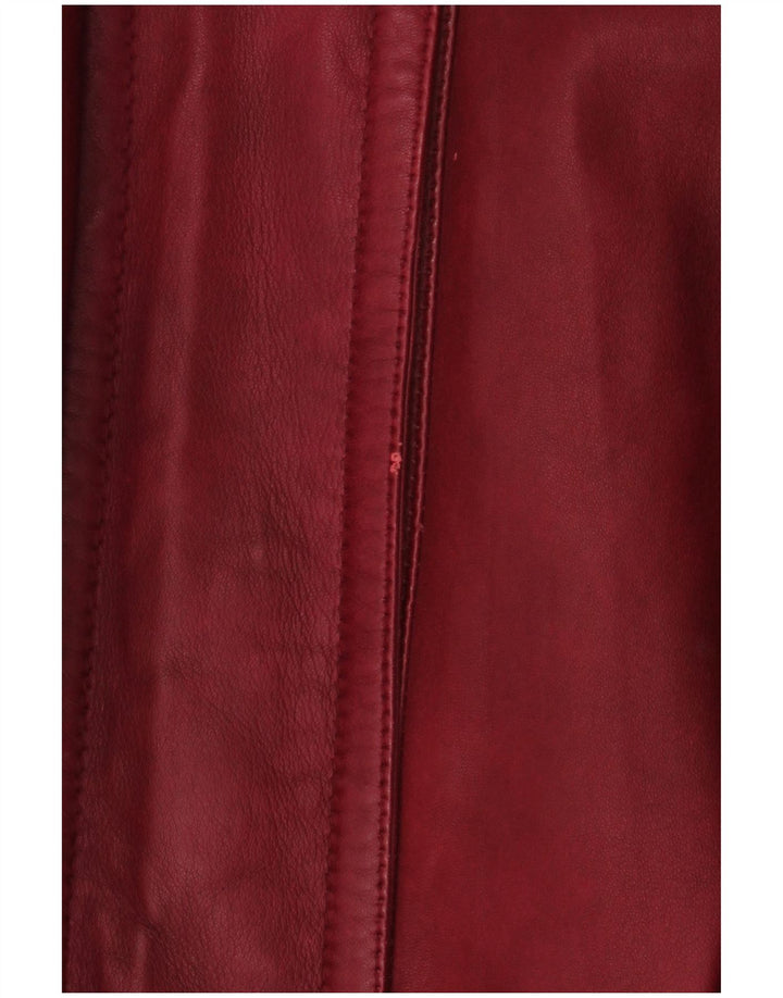 Jaqueta Parka com capuz grande feminina vintage EU 48 2XL marrom