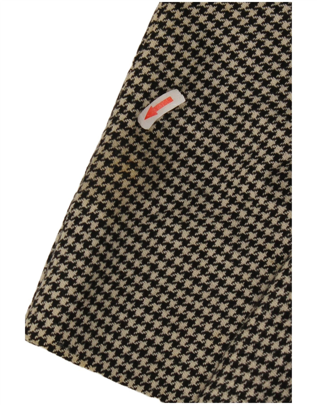 Jaqueta Blazer Longa Masculina Marks & Spencer Reino Unido 40 Médio Preto Houndstooth