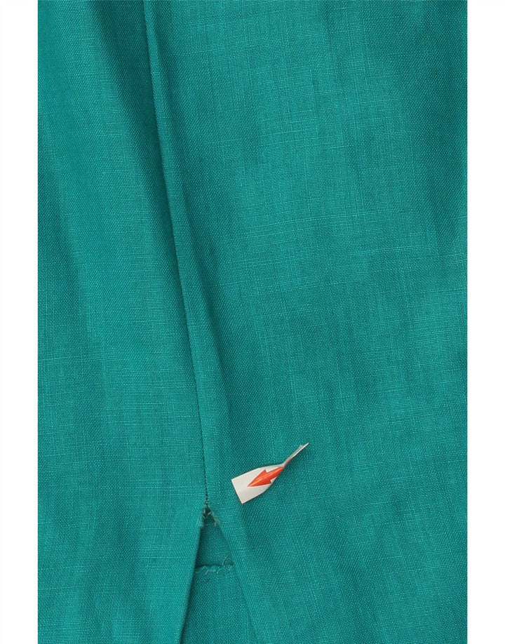 Saia Midi Feminina Vintage W24 XS Turquesa