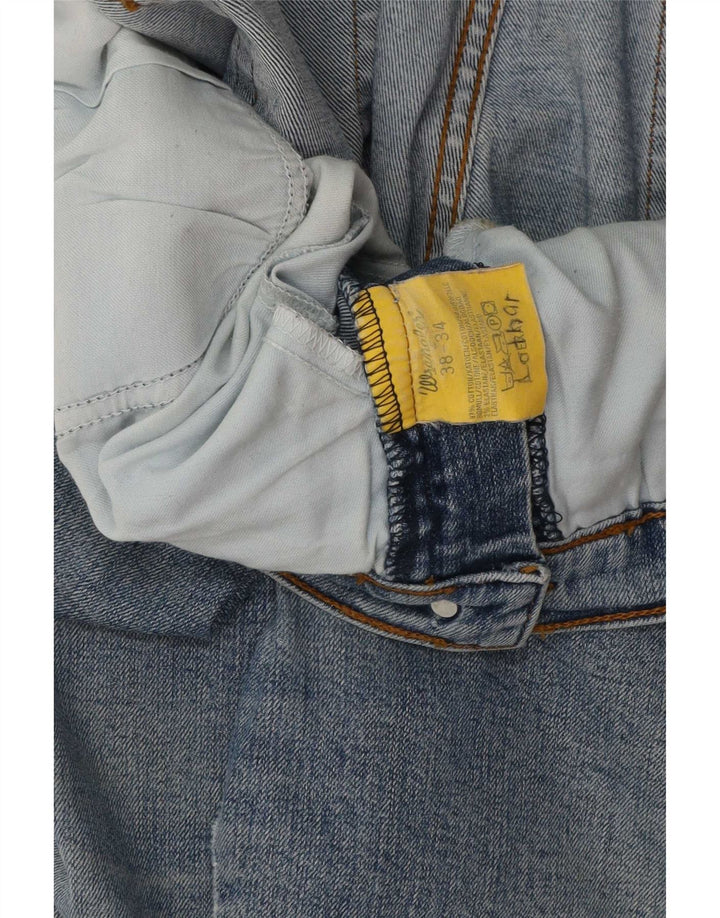Wrangler Masculino Texas Straight Jeans W38 L34 Azul Algodão