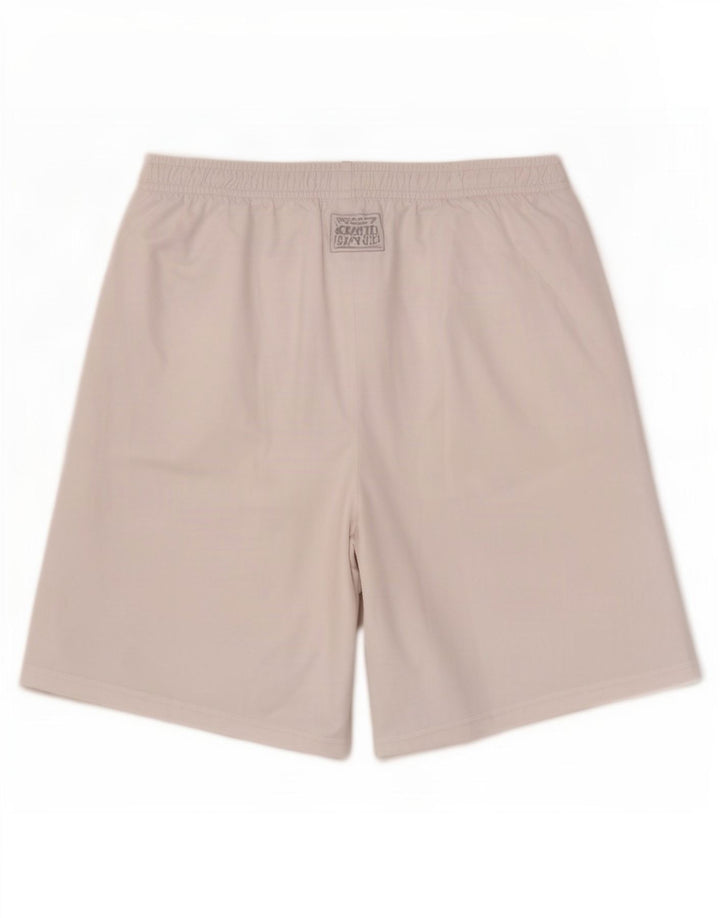 Shorts esportivos masculinos Puma grande poliéster branco