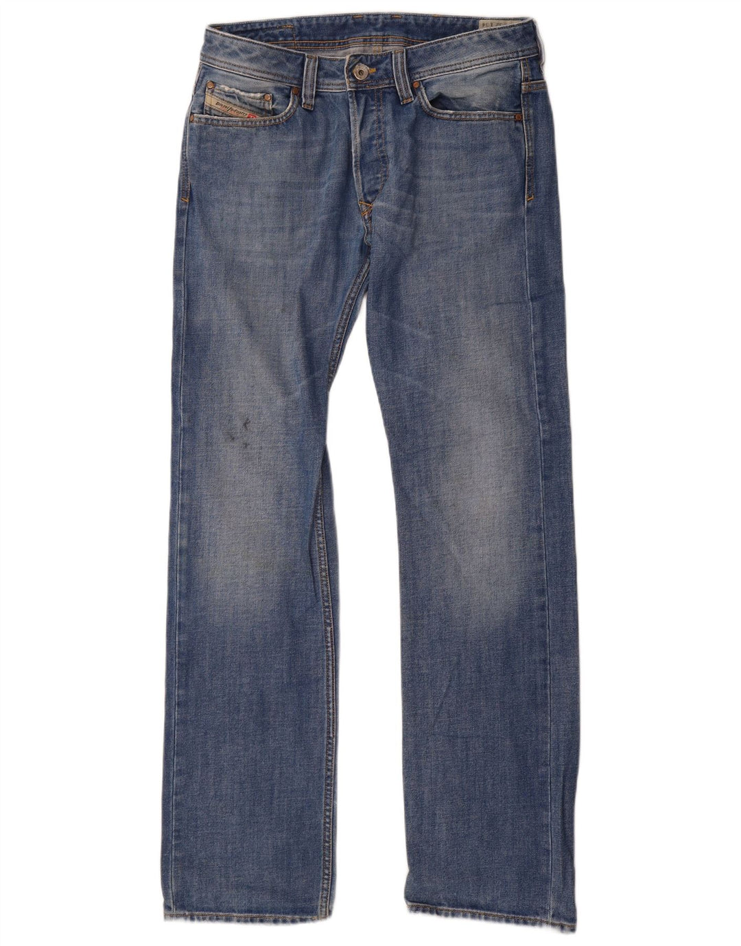 Diesel Masculino Viker Straight Jeans W32 L34 Azul Algodão