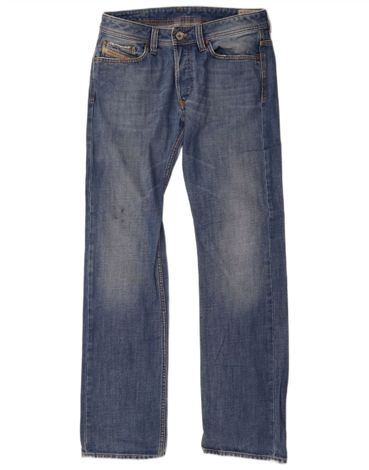 Diesel Masculino Viker Straight Jeans W32 L34 Azul Algodão