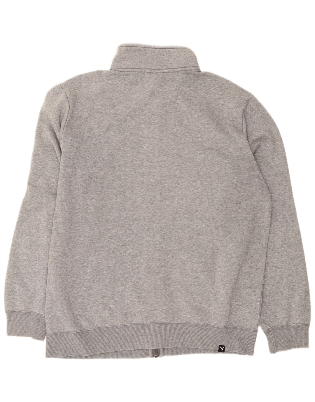 Puma Mens Tracksuit Top Jacket Grande Algodão Flecked Cinza