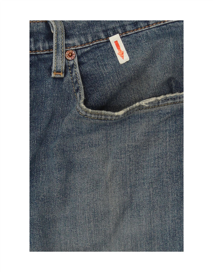 Levi's Masculino 502 Tapered Jeans W34 L32 Azul Algodão