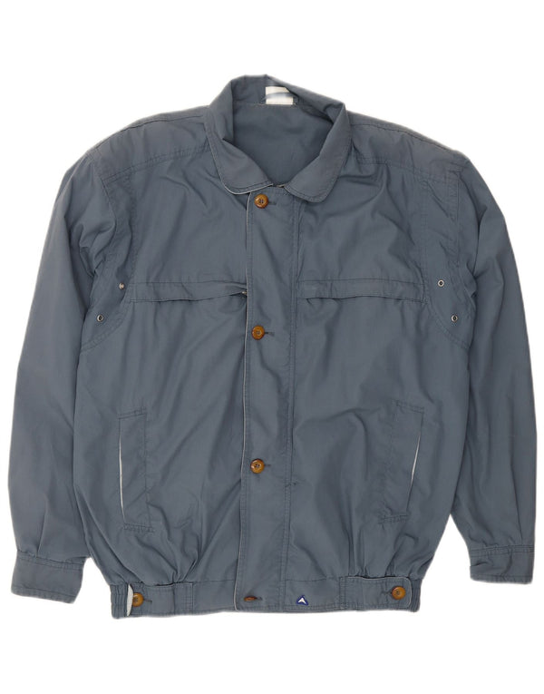 Jaqueta bomber masculina VINTAGE UK 42 XL azul