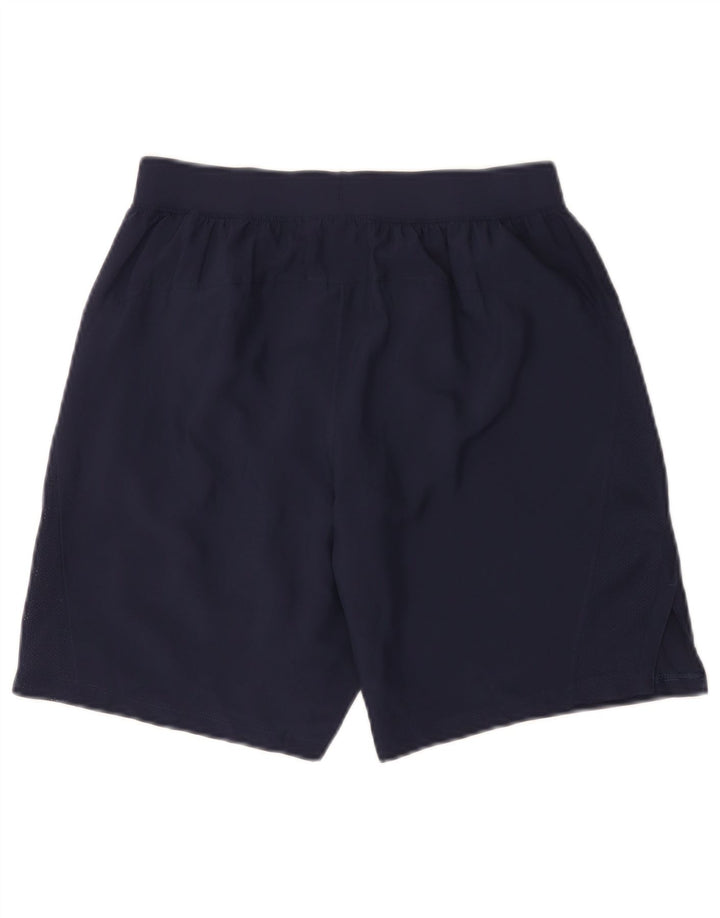 Shorts esportivos femininos Under Armour UK 10 poliéster azul marinho pequeno