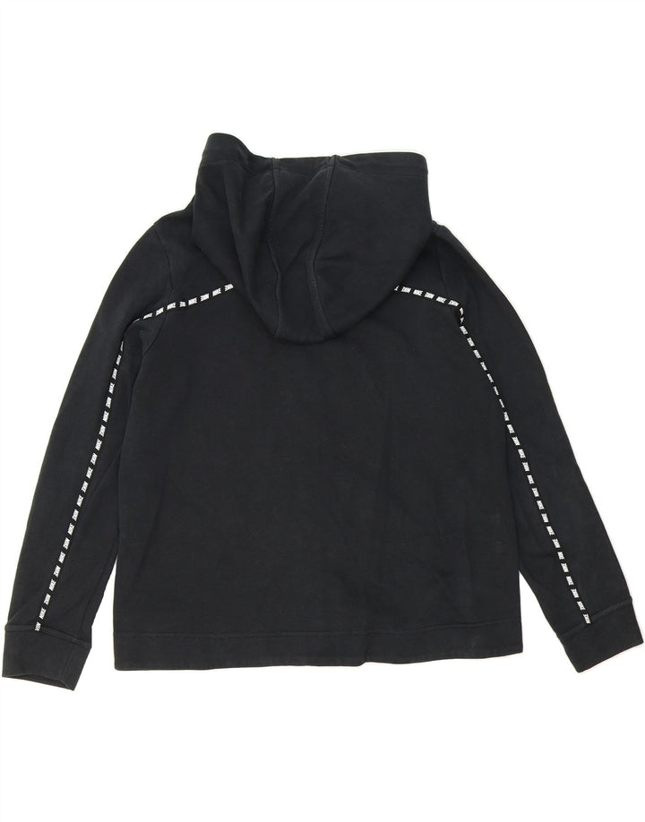 NIKE Womens Zip Hoodie Sweater UK 16 Large Black Cotton Vintage Nike and Second-Hand Nike from Messina Hembry 