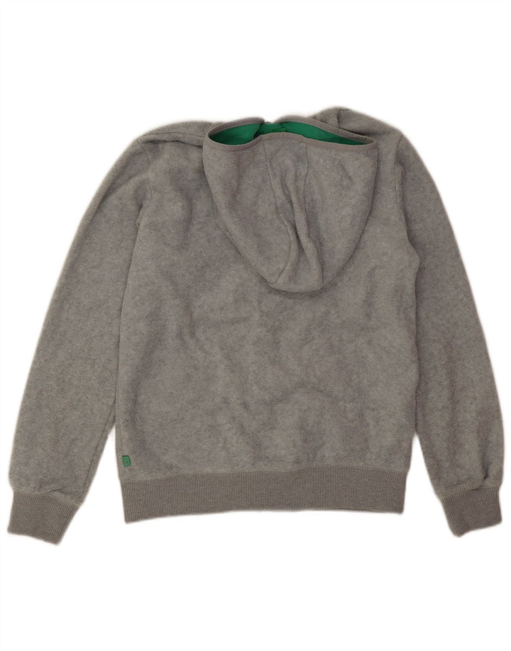 Casaco de lã com capuz Benetton Boys 13-14 anos 3XL poliéster cinzento