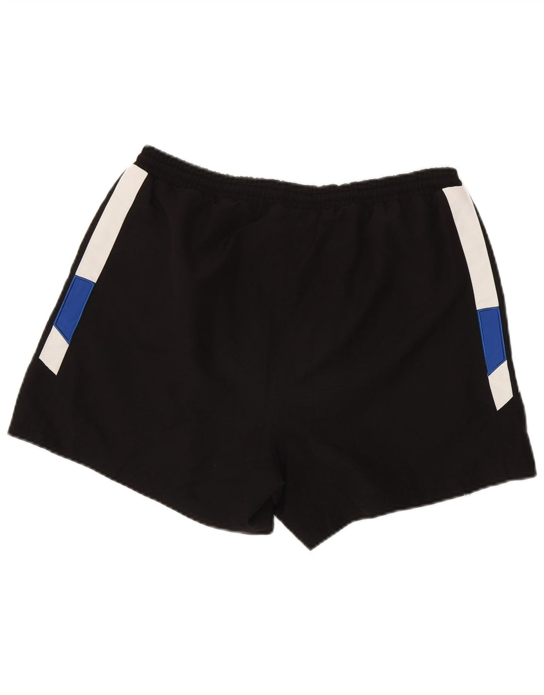 Shorts esportivos masculinos ADIDAS grande poliéster colorblock preto
