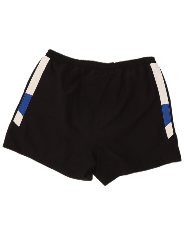Shorts esportivos masculinos ADIDAS grande poliéster colorblock preto