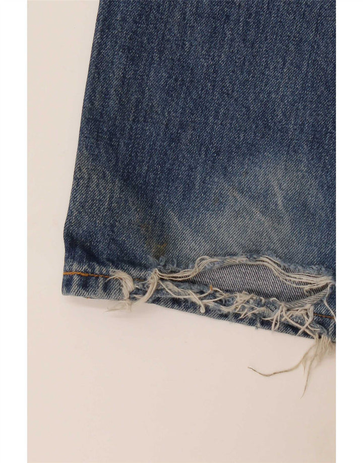 Jeans retos femininos Levi's W40 L30 algodão azul