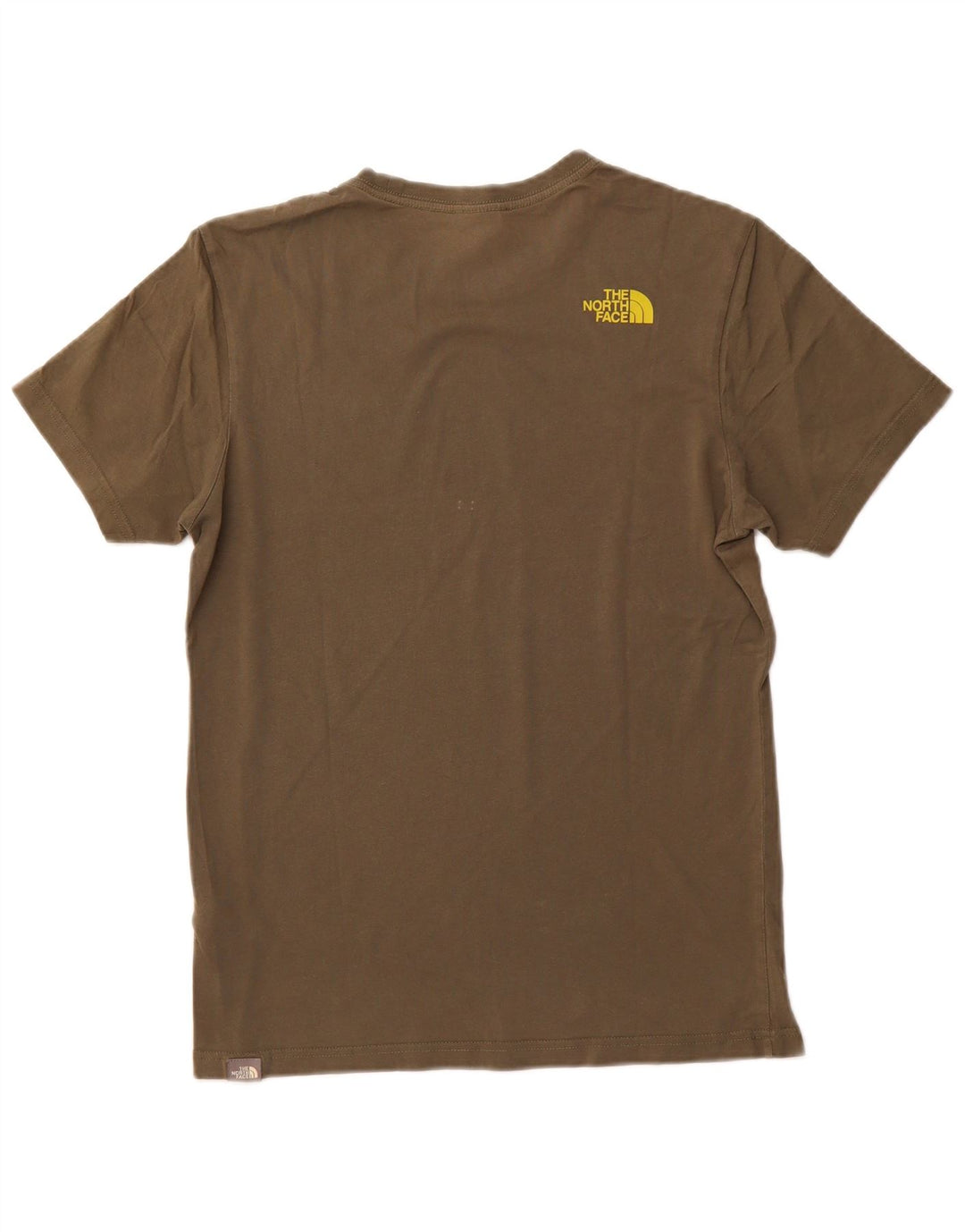 Camiseta gráfica masculina THE NORTH FACE Top pequeno de algodão cáqui