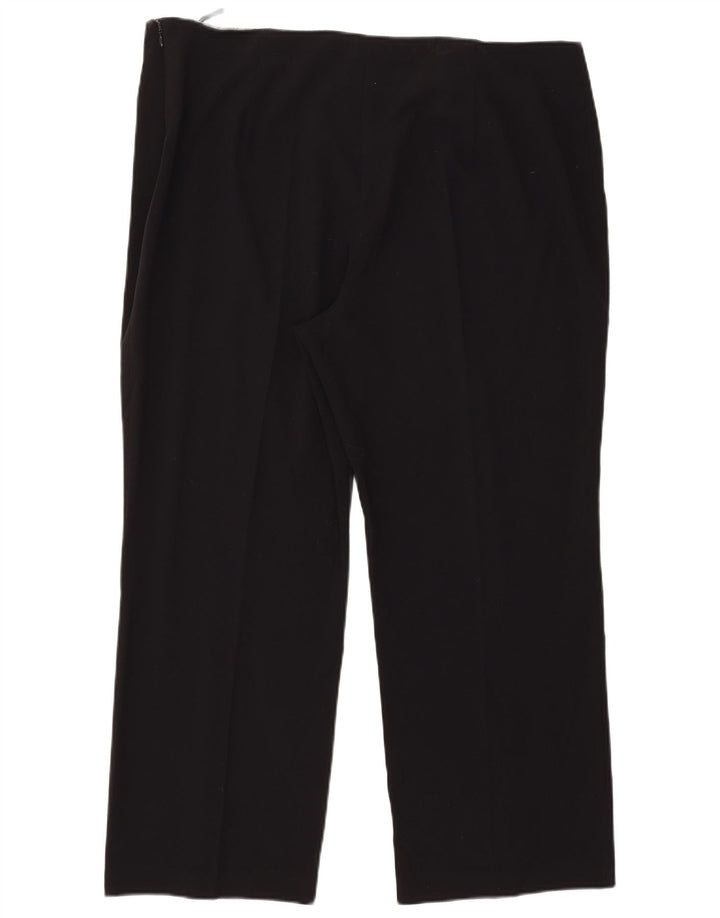 Calça feminina reta casual Marks & Spencer W40 L27 preta
