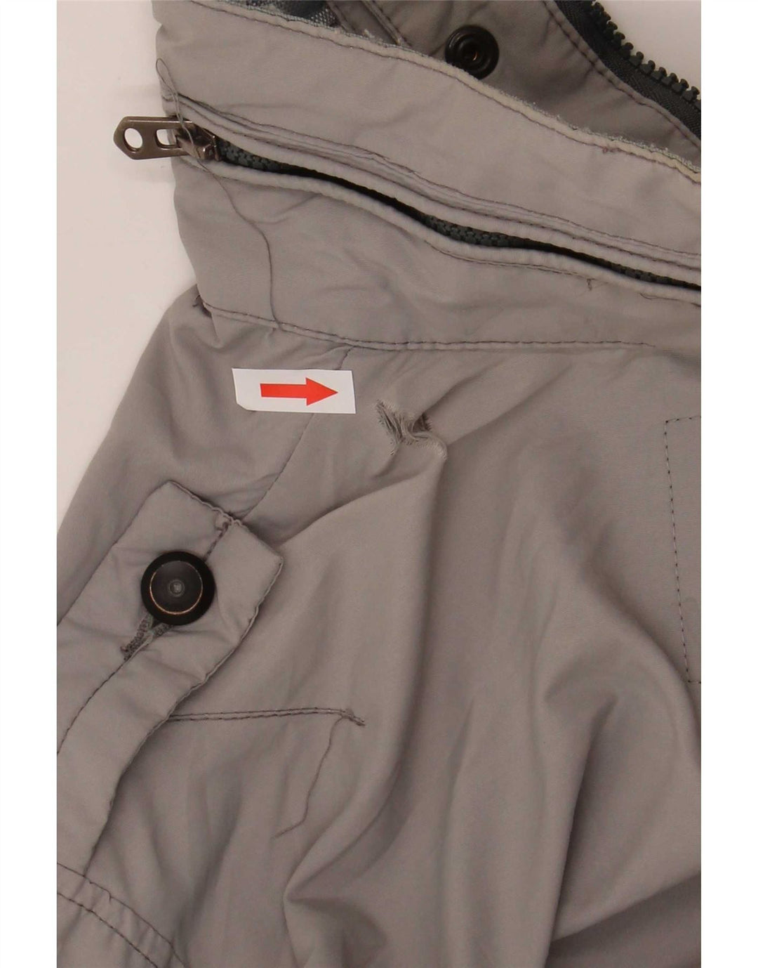 Jaqueta militar masculina G-Star UK 40 grande poliamida cinza