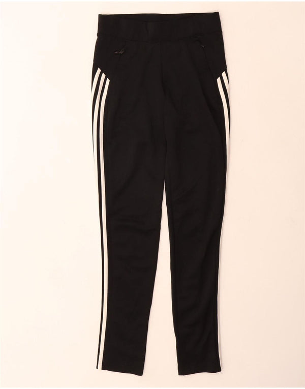 Adidas Womens Leggings UK 4/6 XS  Black Polyester