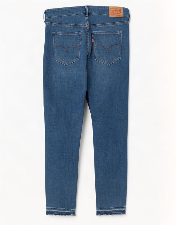Calça jeans feminina Levi's 311 cintura alta Shaping skinny US 18 2XL W36 L28 azul