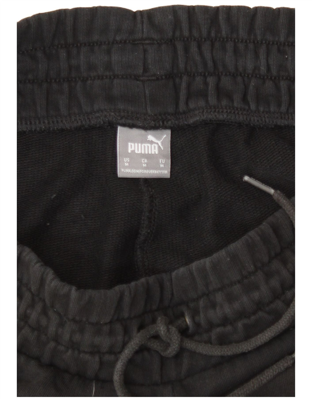 Shorts esportivos femininos Puma UK 12 médio algodão preto