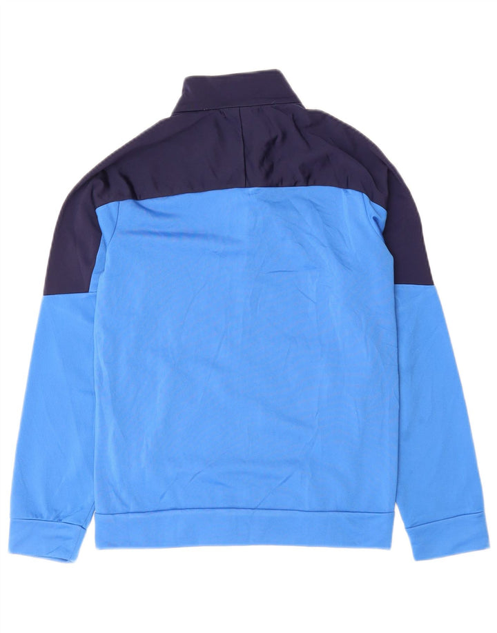 Jaqueta Puma Boys Graphic Tracksuit Top 11-12 Anos Azul Colorblock