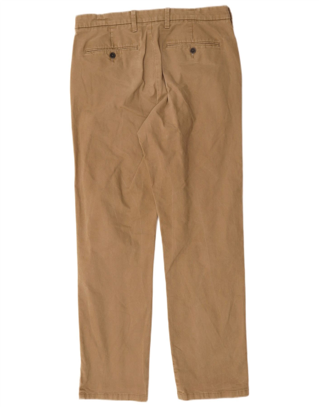 Calça chino masculina Marks & Spencer reta regular fit W32 L31 marrom