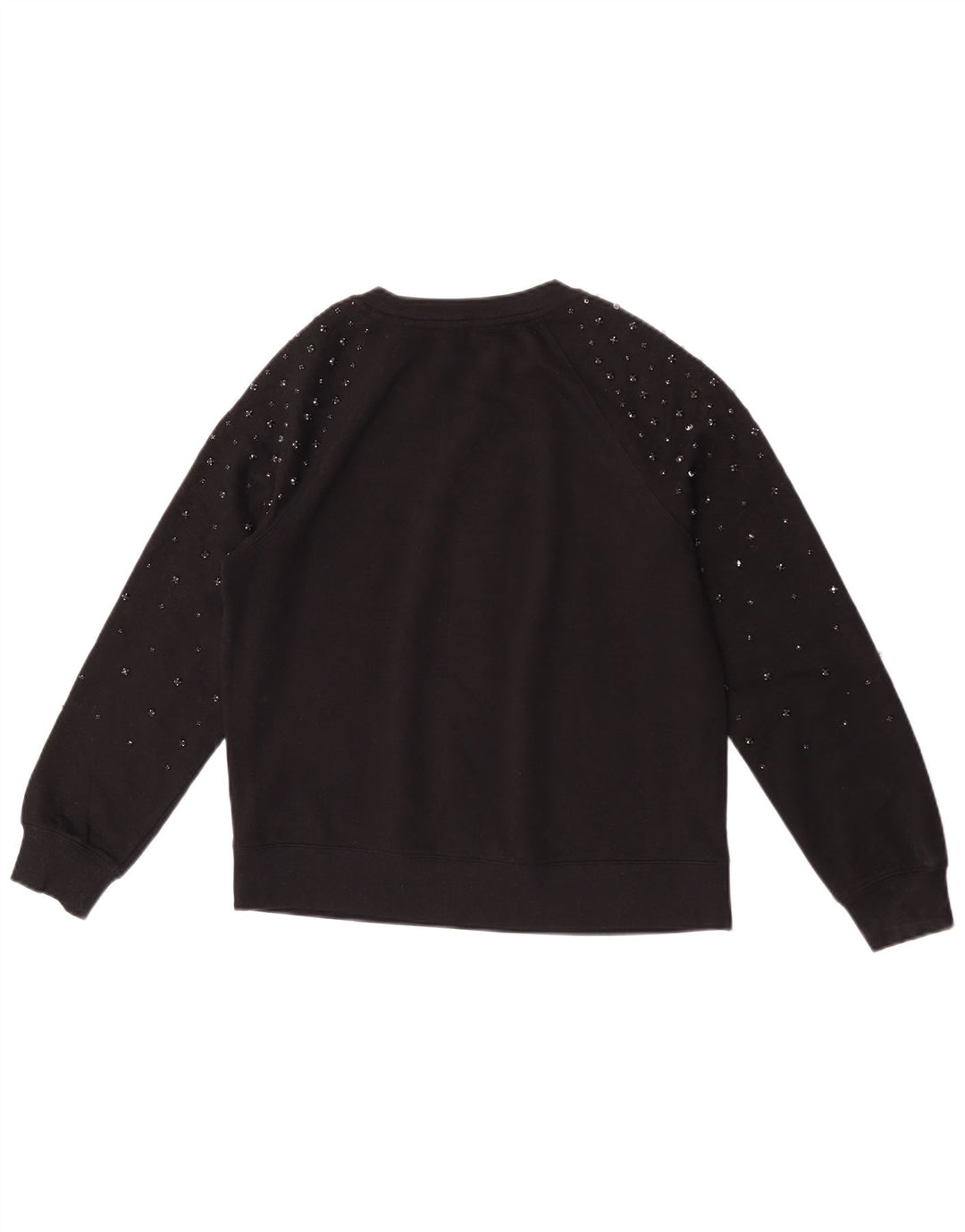 Suéter oversized feminino Marks & Spencer Reino Unido 6 XS algodão preto